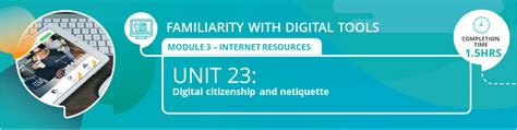 Course Unit 23 Digital Citizenship And Netiquette