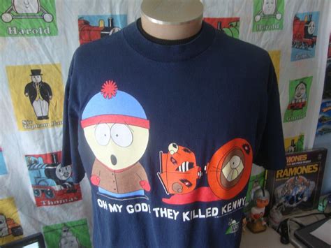 Vintage 90s South Park Cartoon Oh My God They Killed Kenny Comedy