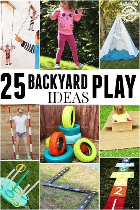 25 Ideas To Make Outdoor Play Fun