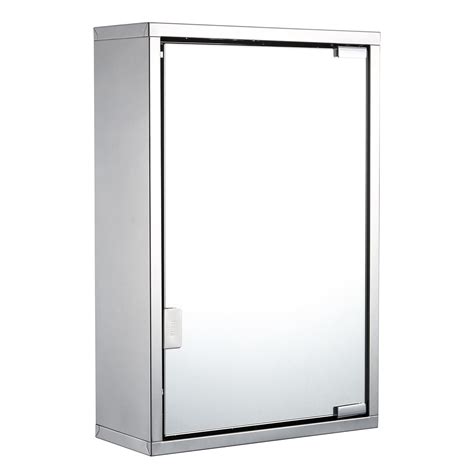 Mari Life Mirrored Bathroom Wall Cabinet Stainless Steel Mounted