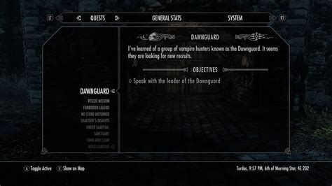 Maybe you would like to learn more about one of these? Skyrim Dawnguard DLC - How to Initiate the Dawnguard Quest - Just Push Start