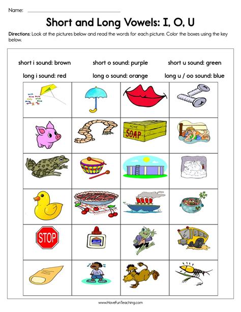 Long Vowels Activities Long Vowel Worksheets Free Kindergarten