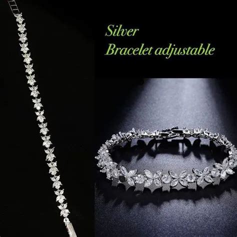 Alloy Silver American Diamond Bracelet At Rs 399piece In Mumbai Id