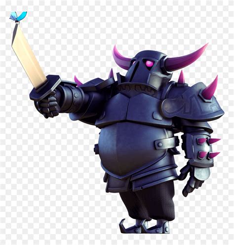 Pekka Clash Of Clans Mini Clash Royale Robot Hd Png Download