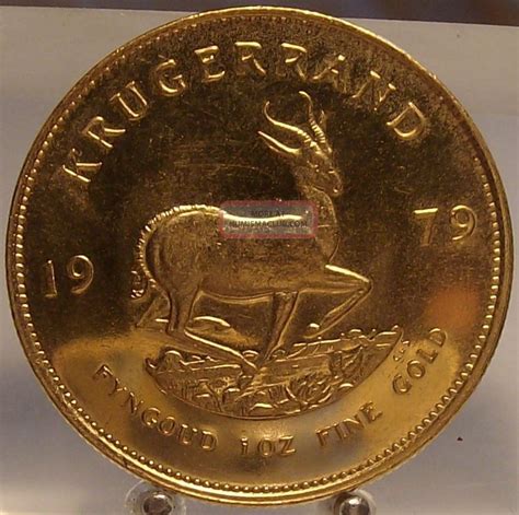 1979 1 Ounce Gold Krugerrand South African Gold Coin Bullion One Oz