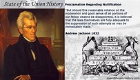 What Was Andrew Jackson's Response to the Nullification Crisis