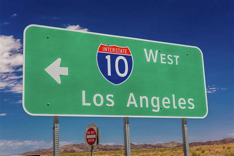Interstate 10 Highway Signs Photograph By Panoramic Images Pixels