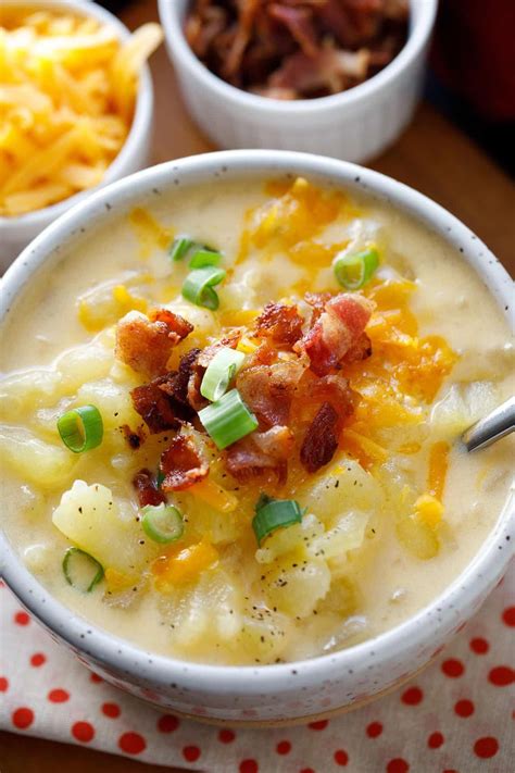 We make the potatoes cubes ~ 1 in. Instant Pot Potato Soup | Recipe | Instant pot potato soup ...