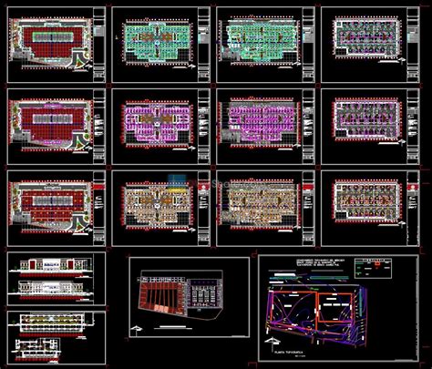 17shopping Mall Plan Autocad File Free Download