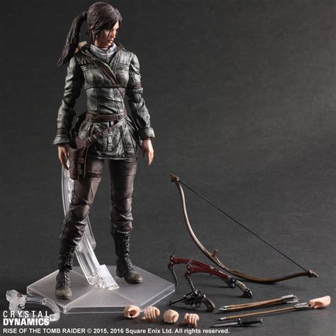Tobyfancy Play Arts Kai Rise Of The Tomb Raider Lara Croft Figure Lara