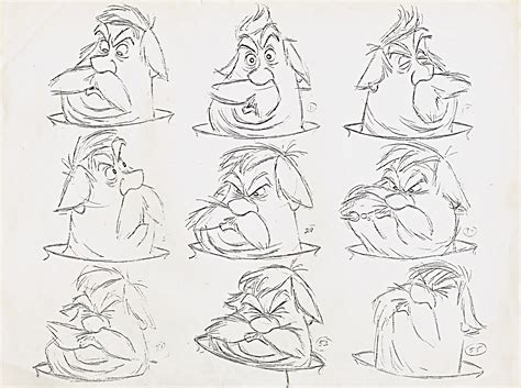 Walt Disney Sketches Sir Ector Walt Disney Characters Photo