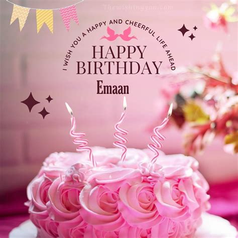 100 Hd Happy Birthday Emaan Cake Images And Shayari