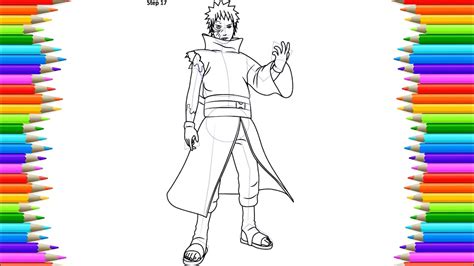 How To Draw Obito Uchiha From Naruto Anime Character Easy Drawing