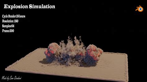 Explosion Simulation Youtube