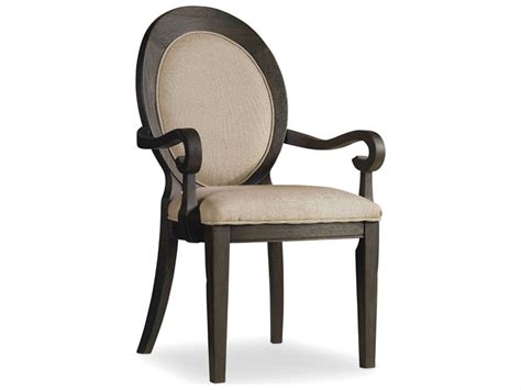 Hooker Furniture Corsica Dark Oval Back Dark Wood Dining Arm Chair Hoo528075402