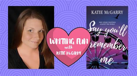 How To Write Ya Fiction With Katie Mcgarry Youtube