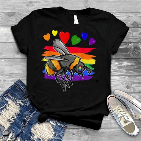 Lgbt Bee Gay Pride Rainbow Lgbtq T Shirt