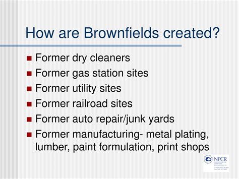 Ppt Introduction To Brownfields Powerpoint Presentation Free