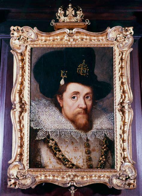 Panel Painting Portrait Of King James I Artist Unknown Wellcome