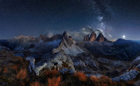 Milky Way Over Tre Cime Di Lavaredo By Tomas Sereda