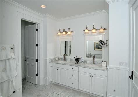 Bathroom wall panels are a quick and easy way to refresh your bathroom. Bathroom with Beadboard - Classic Style - HomesFeed