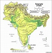 South Asia Physical Maps - Free Printable Maps