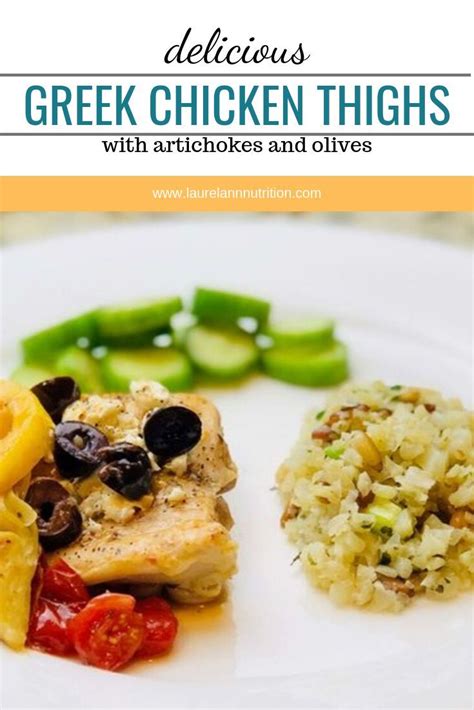 Healthier chicken tenders recipe that uses common ingredients and either chicken breast or thigh. Greek Chicken Thighs — Laurel Ann Nutrition | Recipe ...