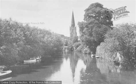 Photo Of Abingdon St Helens Church From The Bridge C1955