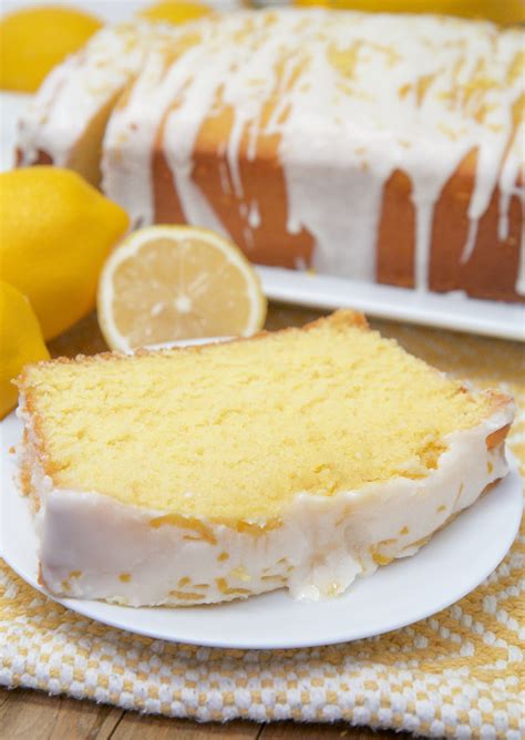 Easy Lemon Loaf Cake W Butter Lemon Glaze So Good