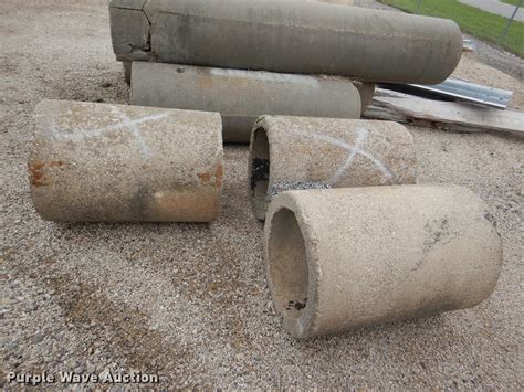 8 Concrete Culvert Pipes In Burlington Ks Item Fk9221 Sold