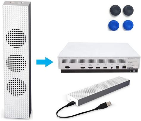 Xbox One S Cooling Fan With 2 Usb Ports Hub And 3 Hl Speed Adjustment