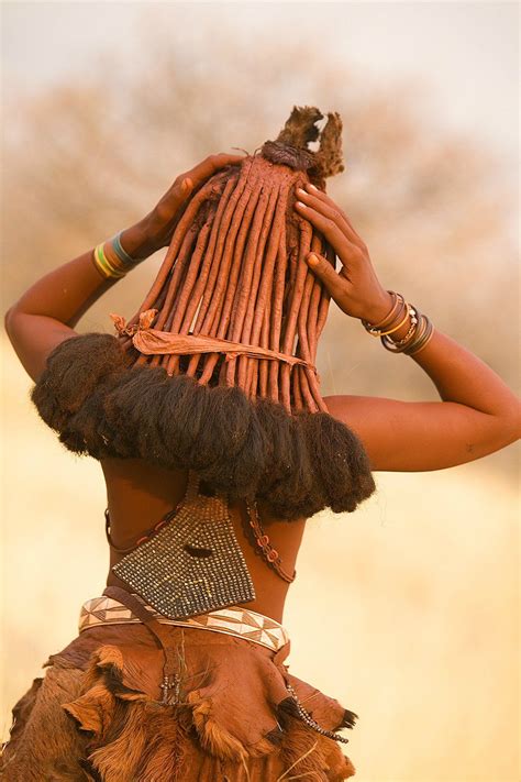 Himba Girls Hair Style Opuwo Namibia Jim Zuckerman Photography