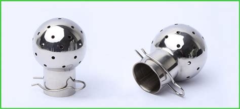 Hygienic Rotating Cip Spray Ball Bolted Fixed Cleaning Without Dead Angle