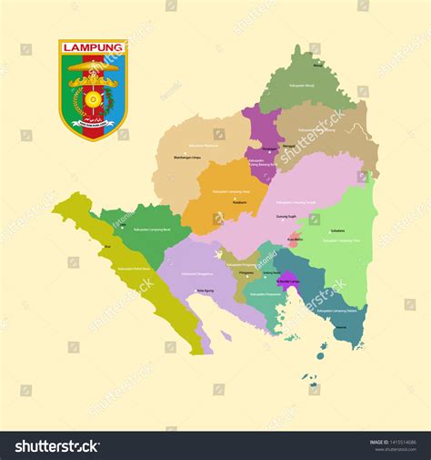 Peta lampung Images, Stock Photos & Vectors | Shutterstock