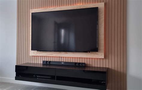 Bespoke Contemporary Tv Media Wall Units And Panels Made In The Uk