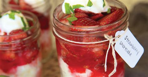 Easy Strawberry Shortcake In A Mason Jar Popsugar Food