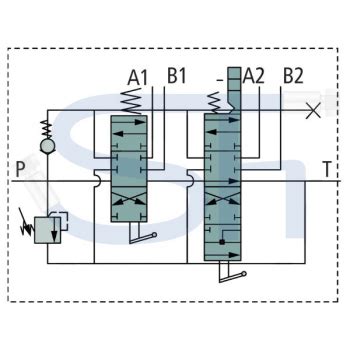 Schmid Hydraulik GmbH Steuerventil 50 L Min 2 Sektionen Mit