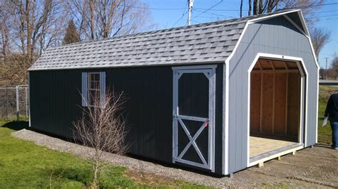 Building a shed is cheaper than expanding the garage, a lot more convenient than hauling stuff out of the basement, and safer than leaving your tools and treasures. Large Backyard Sheds For Sale (Built & Delivered) » North ...