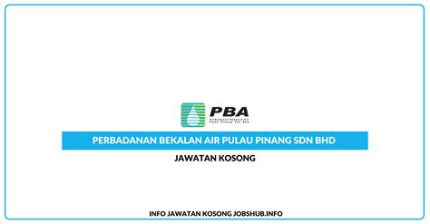 Sign up to find emails for perbadanan bekalan air pulau pinang employees and top managment. Jawatan Kosong Perbadanan Bekalan Air Pulau Pinang Sdn Bhd ...