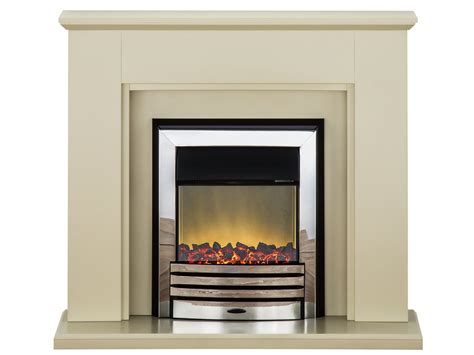 Adam Greenwich Fireplace Suite In Stone Effect With Eclipse Electric