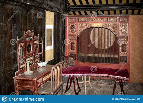 Ancient Bedroom Of China Stock Photo Image Of Ancient 126671568