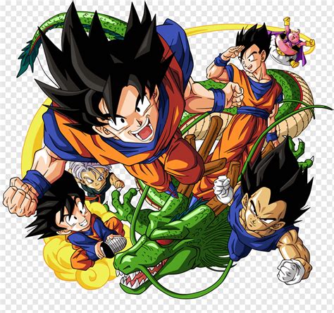 Ilustração de personagens de dragonball, goku vegeta camiseta gohan dragon ball, dragon ball z, manga, papel de parede do computador png. Ilustração de personagens de Dragonball, Goku Vegeta ...