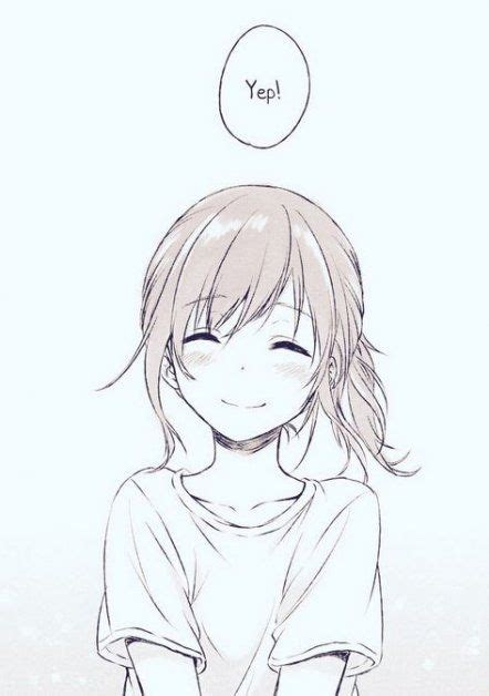 Drawing Of Girls Smiling Anime Art 34 Best Ideas Drawing