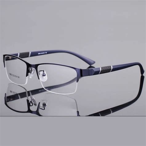 reven jate 8850 half rim alloy front rim flexible plastic tr 90 temple legs optical eyeglasses