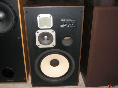 Akai Sw 157 Ii Mk2 Vintage 3 Way Stereo Speakers Photo 674418 Us