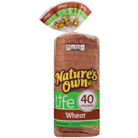 Nature S Own Life 40 Calorie Enriched Wheat Bread 16 Oz Ralphs