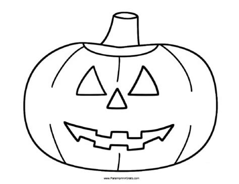 Calabazas De Halloween Para Imprimir Y Colorear
