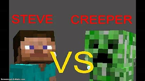 Batalla De Rap Steve Vs Creeper Youtube