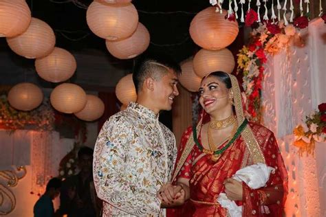Sunil Chhetri And Sonam Bhattacherjees Wedding Vows Bengali Movie