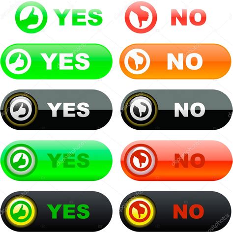 Yes And No Icon — Stock Vector © Studiom1 1440221